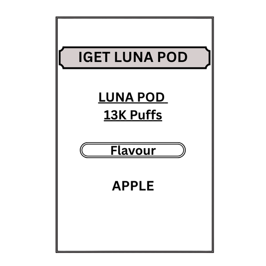 IGET LUNA PODS 13K PUFFS