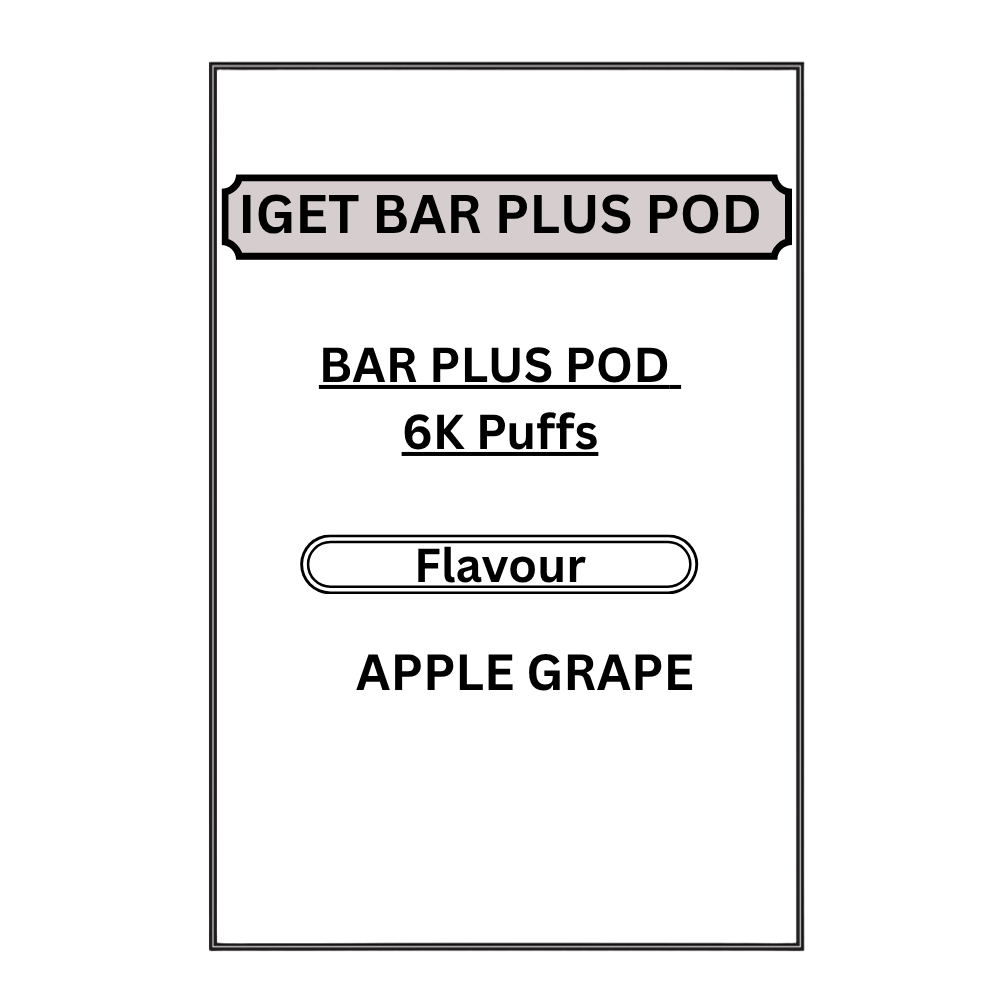 IGET BAR PLUS PODS 6K PUFFS