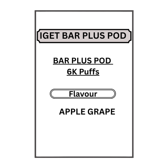 IGET BAR PLUS PODS 6K PUFFS