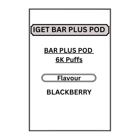 IGET BAR PLUS PODS 6K PUFFS