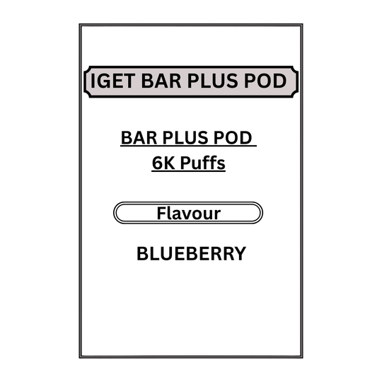 IGET BAR PLUS PODS 6K PUFFS