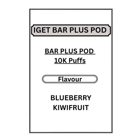 IGET BAR PLUS PODS 10K PUFFS