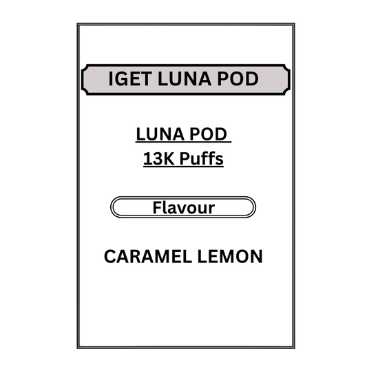 IGET LUNA PODS 13K PUFFS