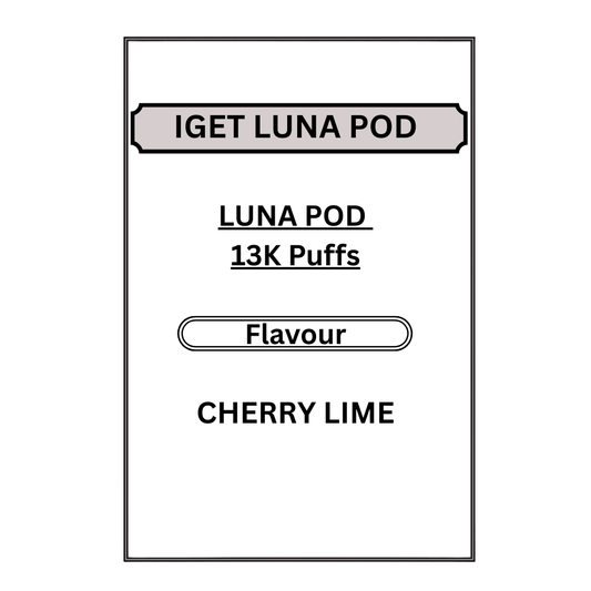 IGET LUNA PODS 13K PUFFS