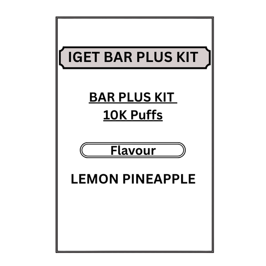 IGET 3.0 BAR PLUS KITS 10K PUFFS