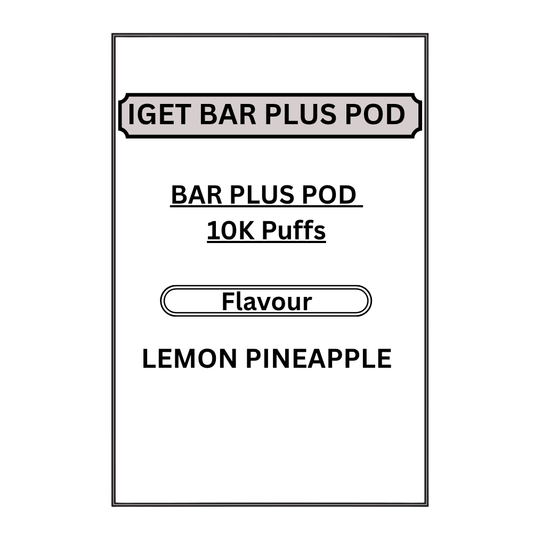 IGET BAR PLUS PODS 10K PUFFS