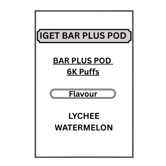 IGET BAR PLUS PODS 6K PUFFS