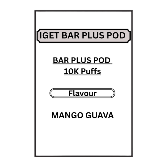 IGET BAR PLUS PODS 10K PUFFS