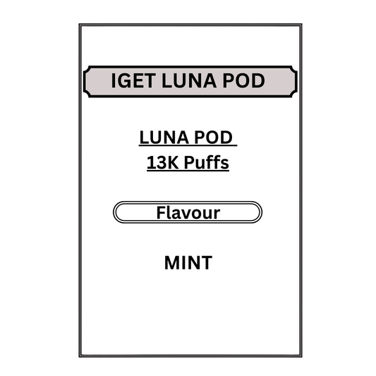 IGET LUNA PODS 13K PUFFS