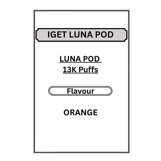IGET LUNA PODS 13K PUFFS