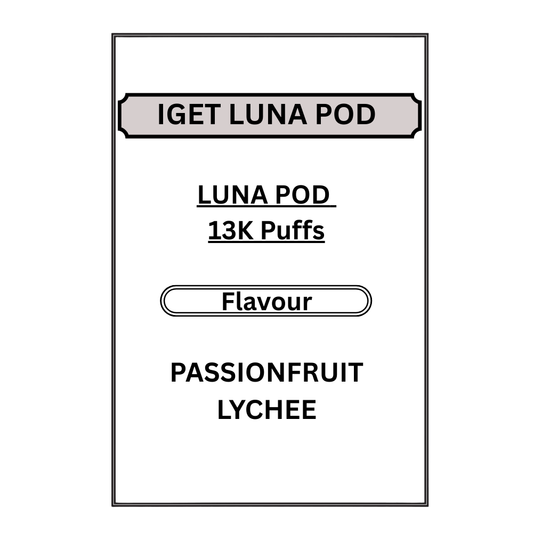 IGET LUNA PODS 13K PUFFS