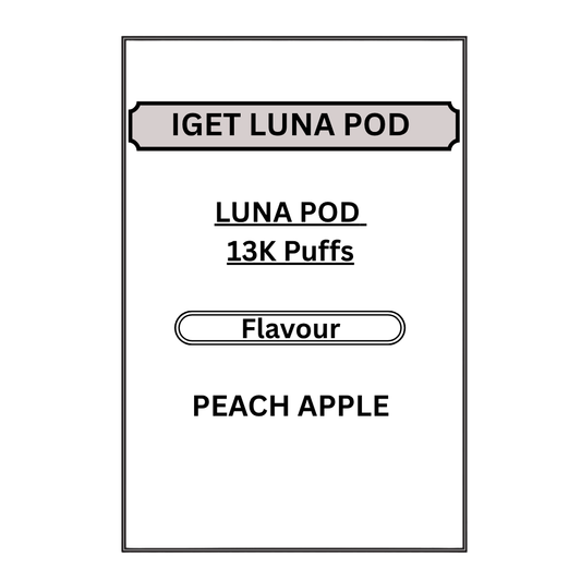 IGET LUNA PODS 13K PUFFS