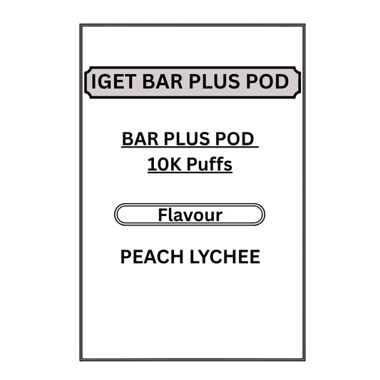 IGET BAR PLUS PODS 10K PUFFS