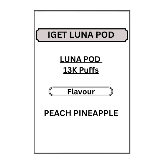 IGET LUNA PODS 13K PUFFS