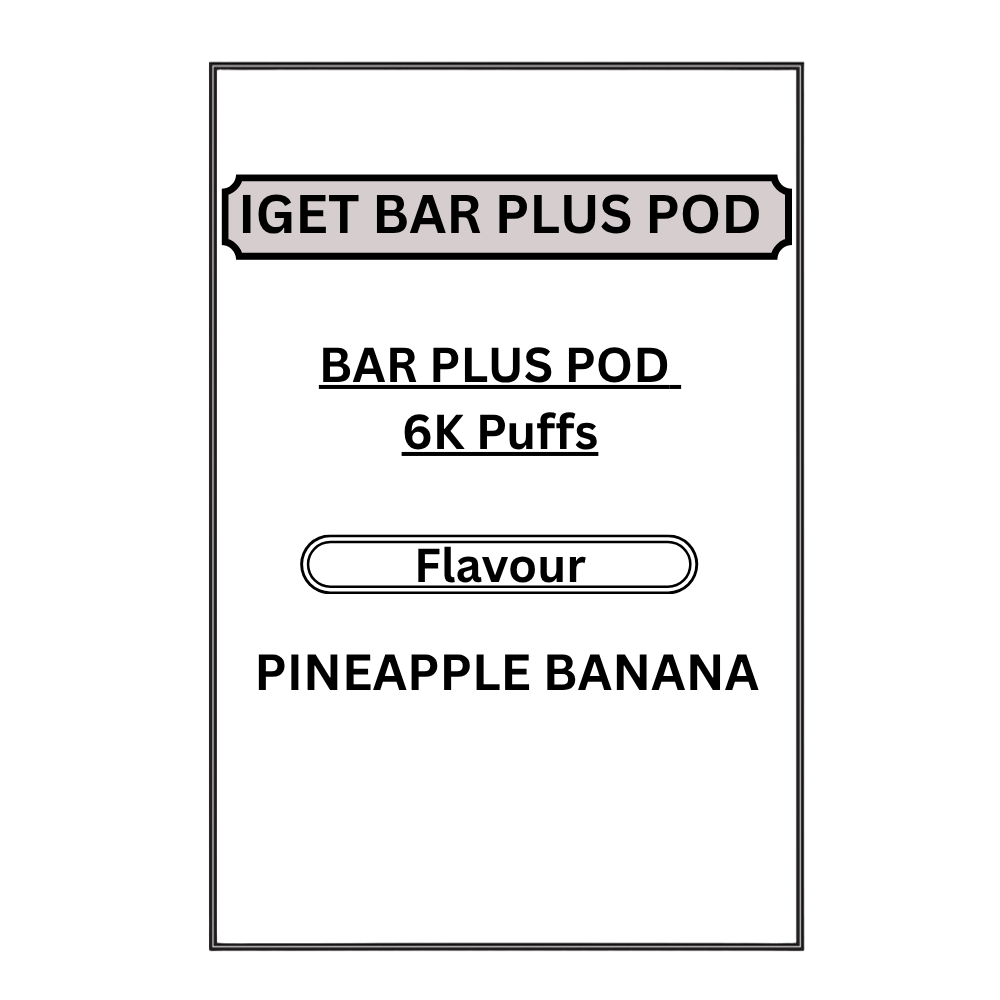 IGET BAR PLUS PODS 6K PUFFS