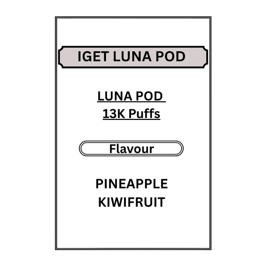 IGET LUNA PODS 13K PUFFS