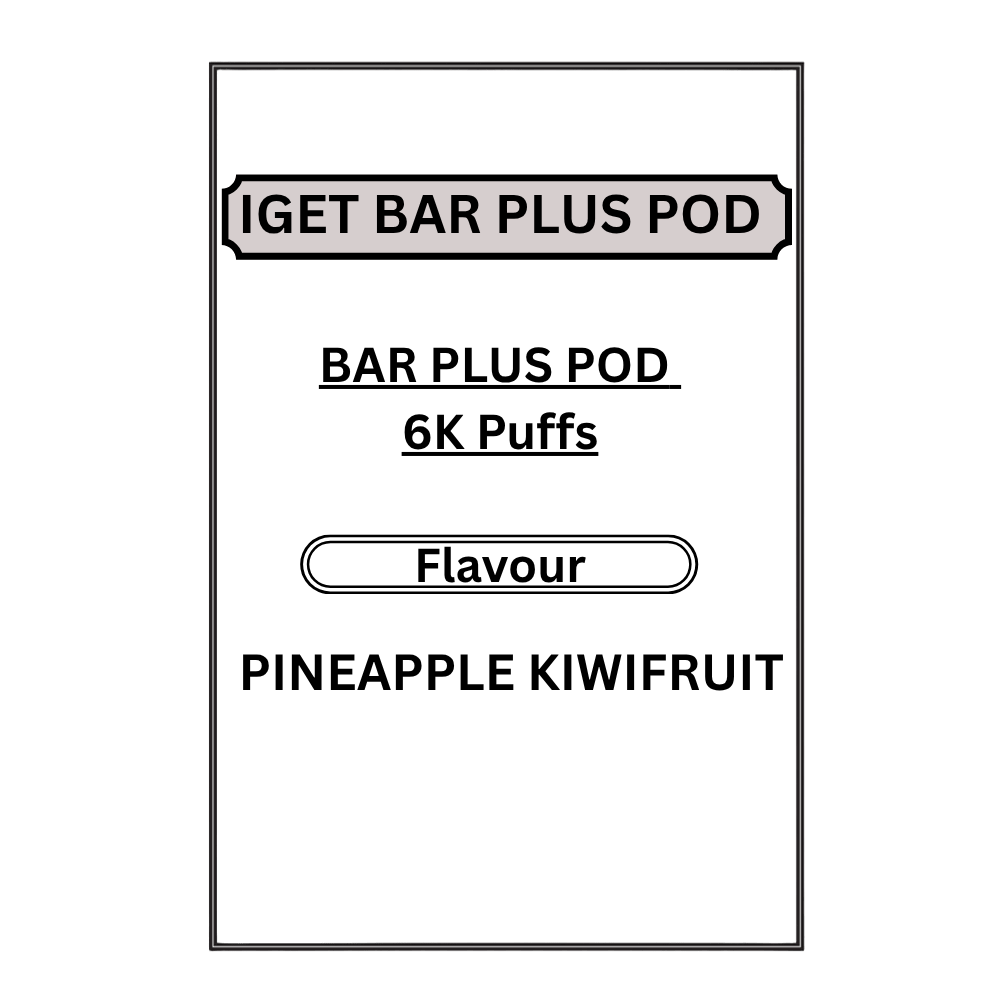 IGET BAR PLUS PODS 6K PUFFS
