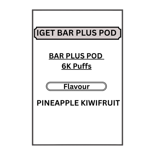 IGET BAR PLUS PODS 6K PUFFS