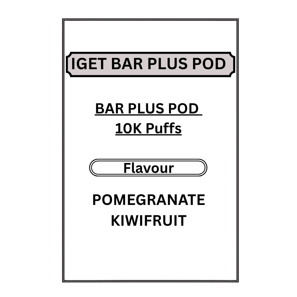 IGET BAR PLUS PODS 10K PUFFS