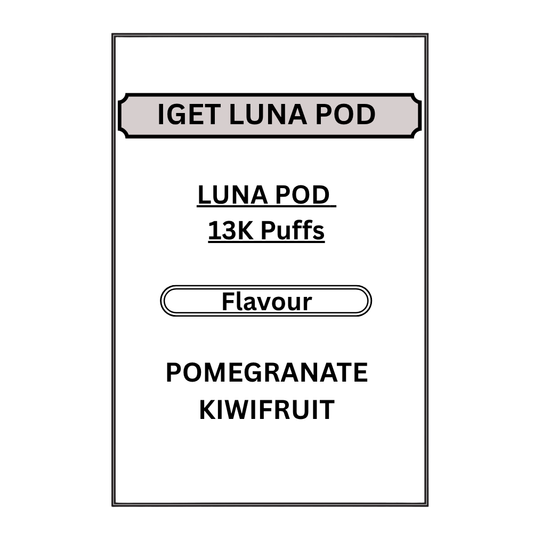 IGET LUNA PODS 13K PUFFS