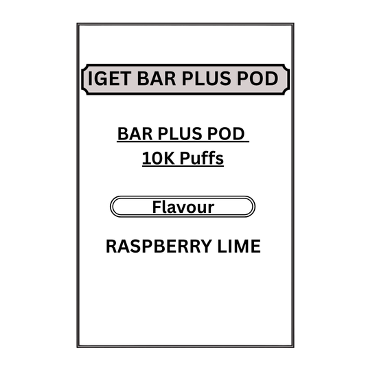 IGET BAR PLUS PODS 10K PUFFS