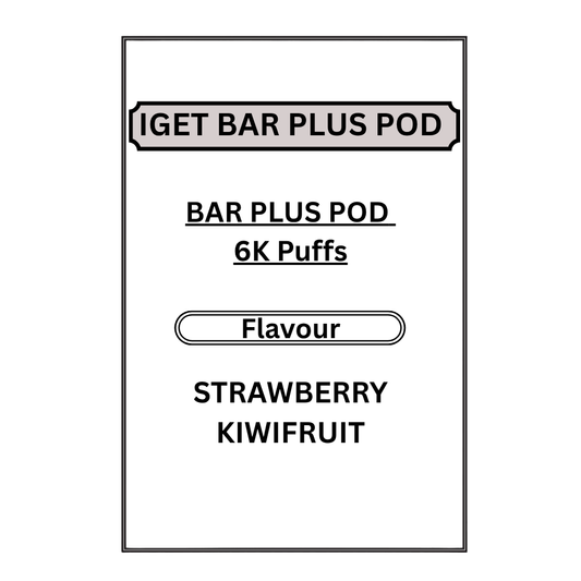 IGET BAR PLUS PODS 6K PUFFS