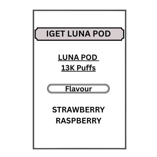 IGET LUNA PODS 13K PUFFS