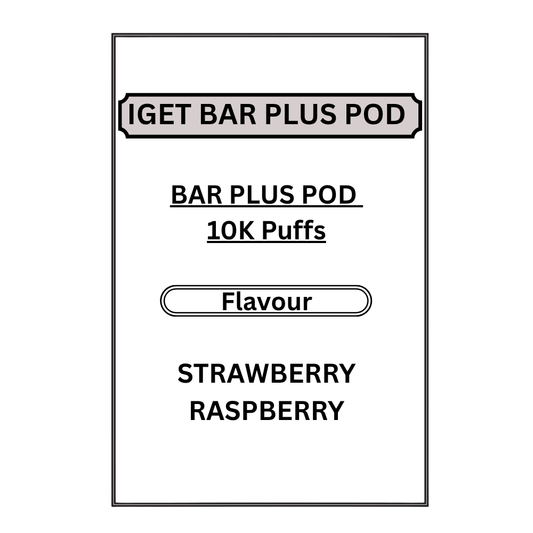 IGET BAR PLUS PODS 10K PUFFS