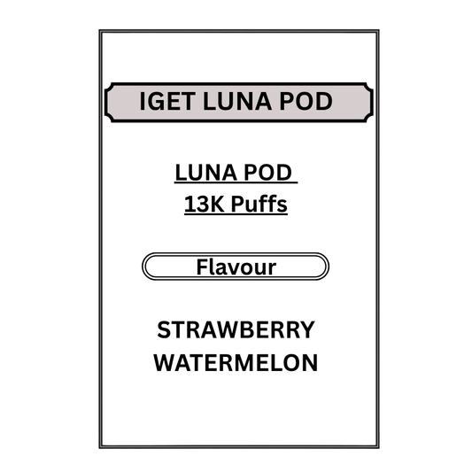 IGET LUNA PODS 13K PUFFS