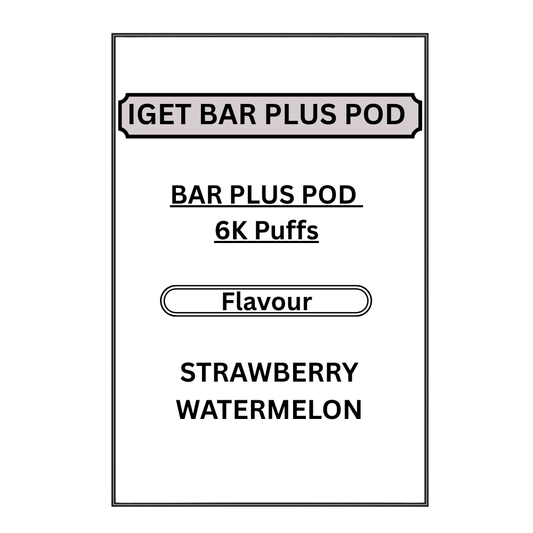IGET BAR PLUS PODS 6K PUFFS