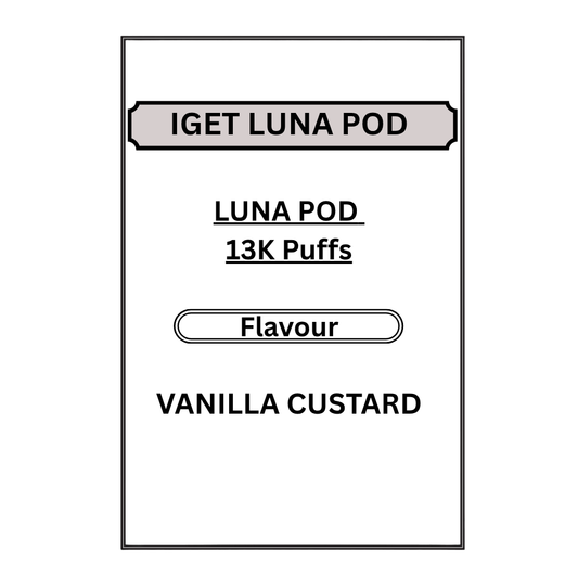 IGET LUNA PODS 13K PUFFS