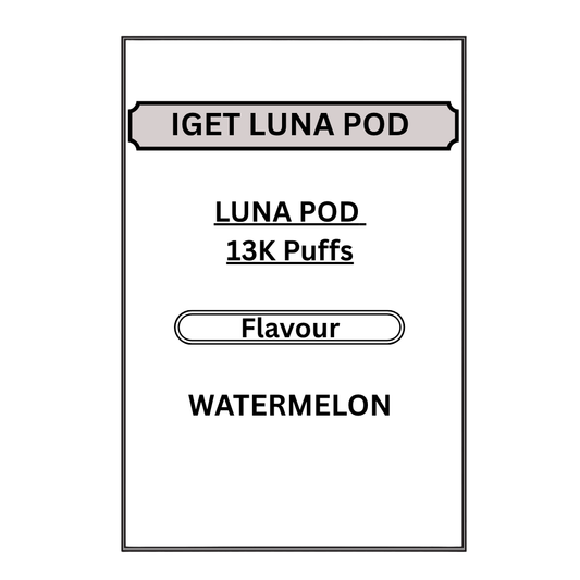 IGET LUNA PODS 13K PUFFS