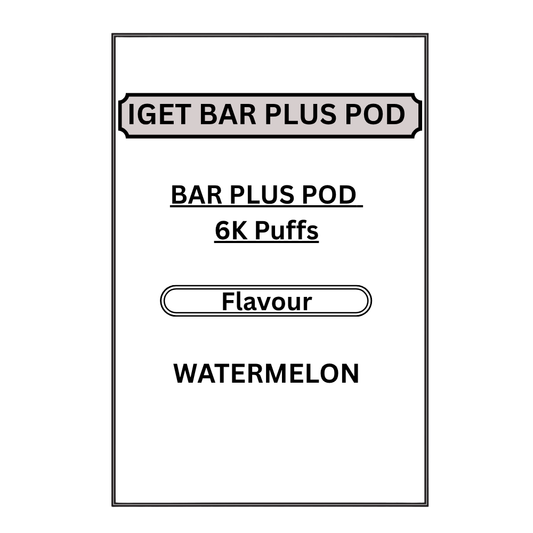 IGET BAR PLUS PODS 6K PUFFS