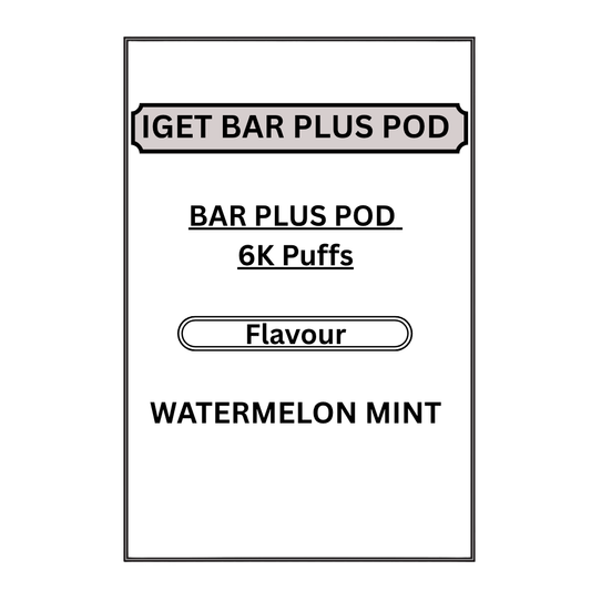 IGET BAR PLUS PODS 6K PUFFS