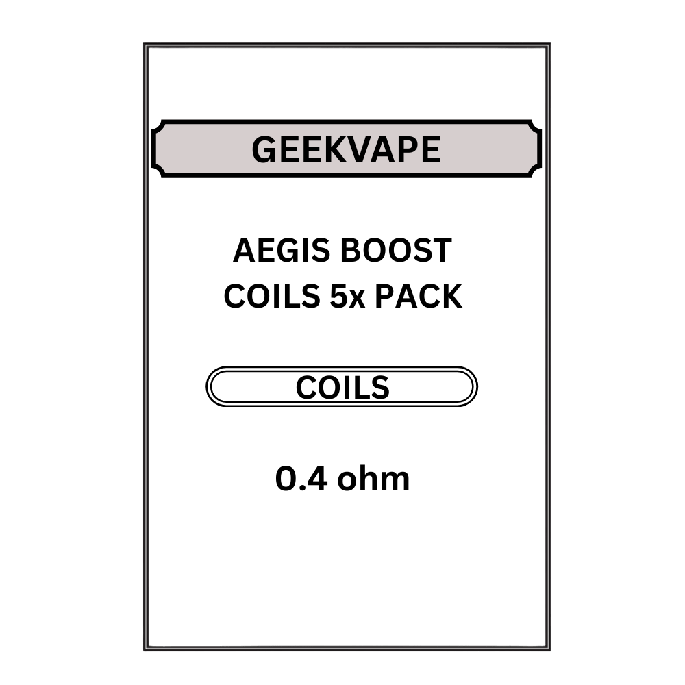 Geekvape Aegis Boost 0.4ohm Coils 5pk