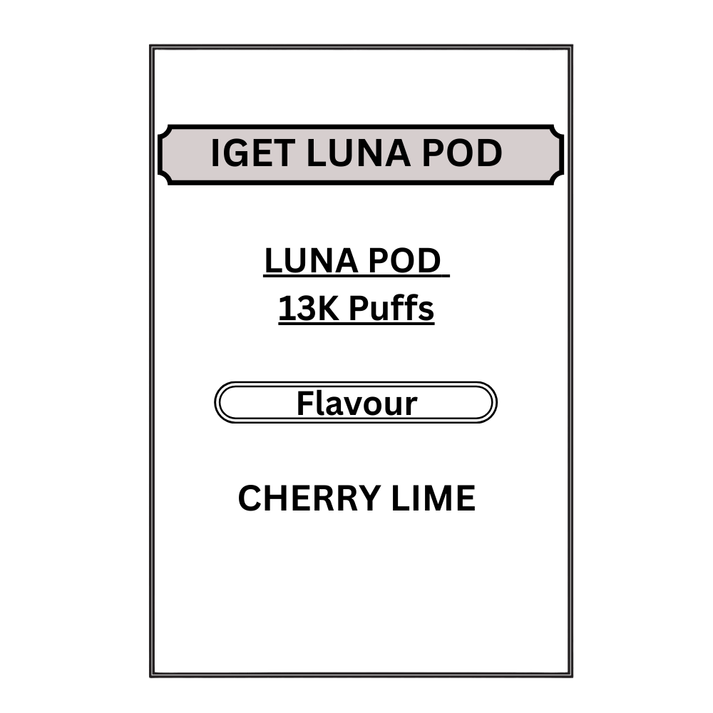 IGET LUNA PODS 13K PUFFS