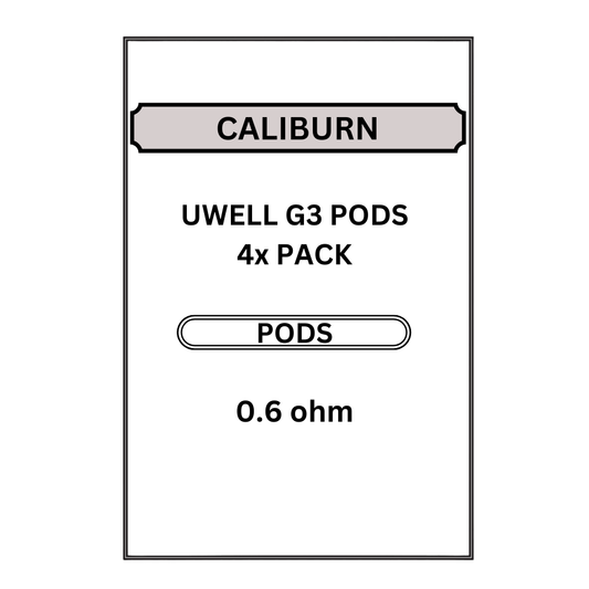 UWELL CALIBURN G3 POD 0.6OHM 4x