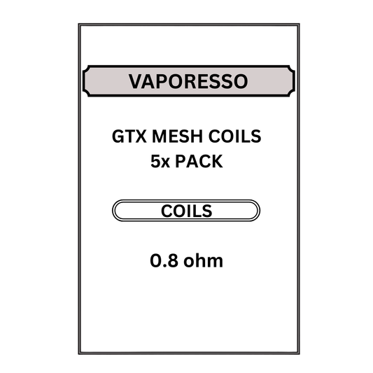 Vaporesso GTX 0.8ohm Coil 5pk