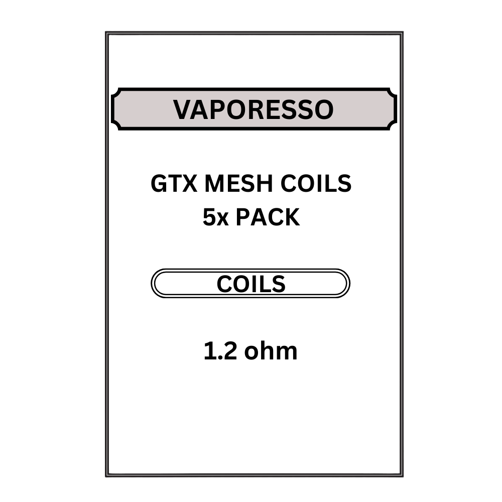 VAPORESSO GTX 1.2OHM COIL 5X