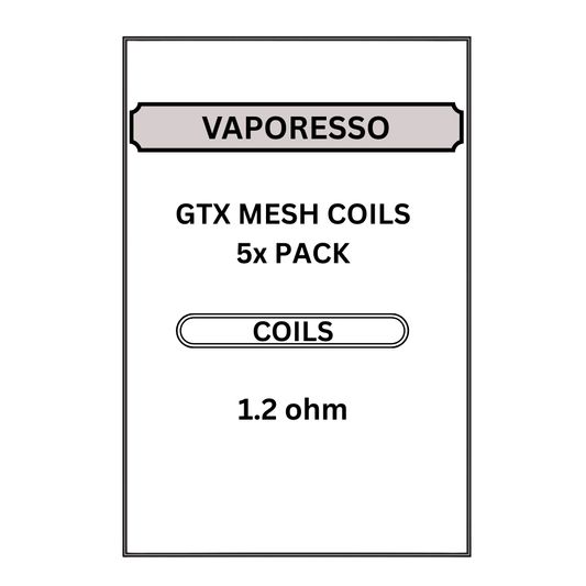 VAPORESSO GTX 1.2OHM COIL 5X