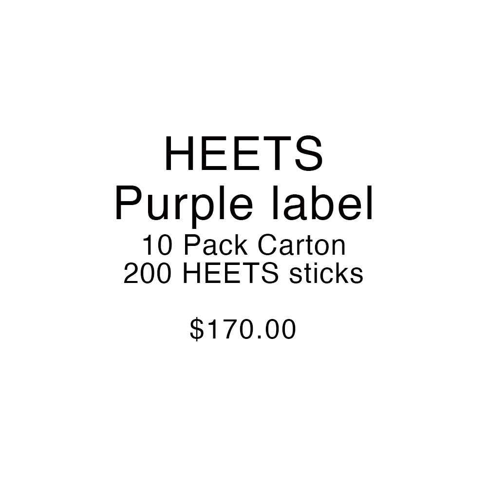 Heets Carton- Purple Label