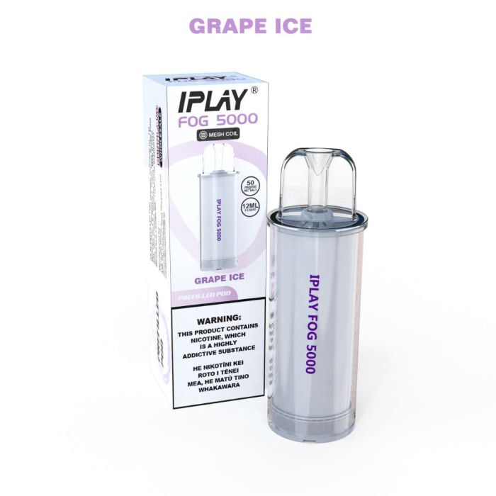 Iplay Pod Kit Prefilled Pods 50mg - Grape Ice