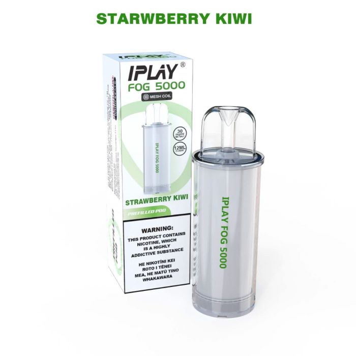 Iplay Pod Kit Prefilled Pods 30mg - Strawberry Kiwi