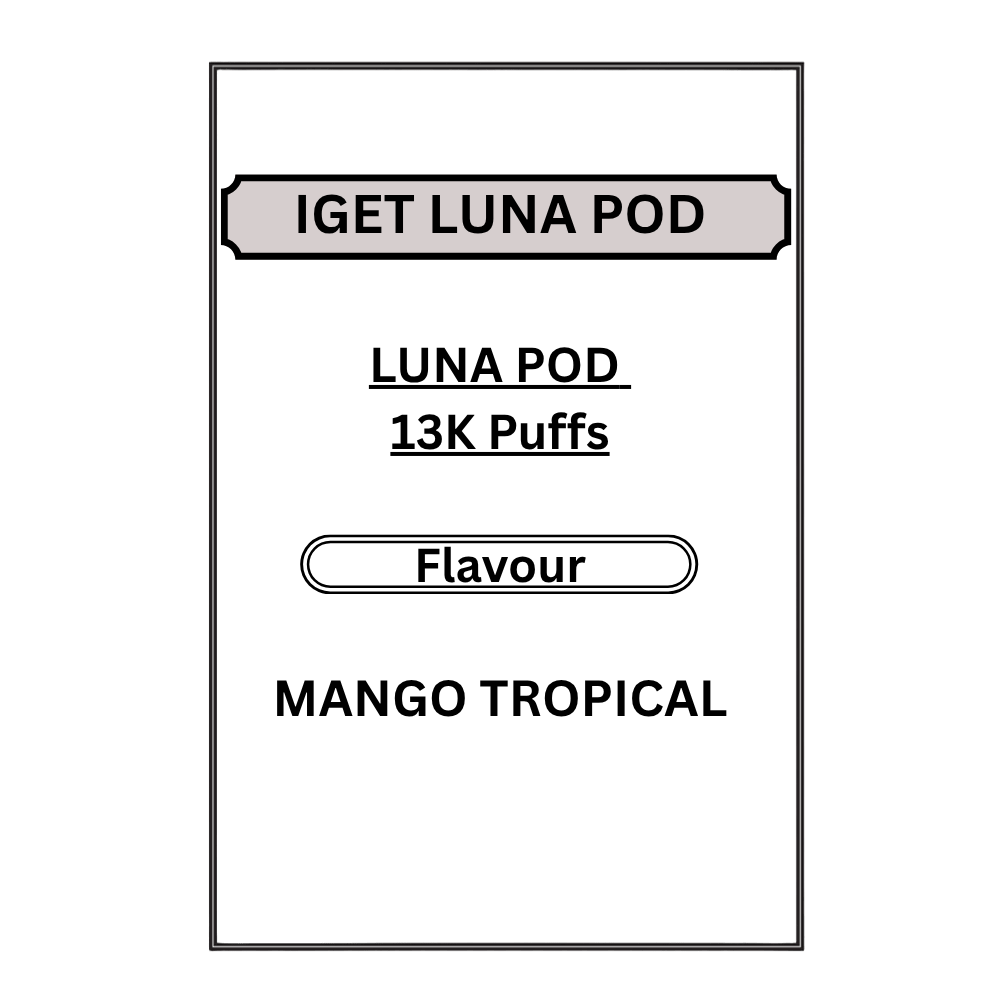 IGET LUNA PODS 13K PUFFS