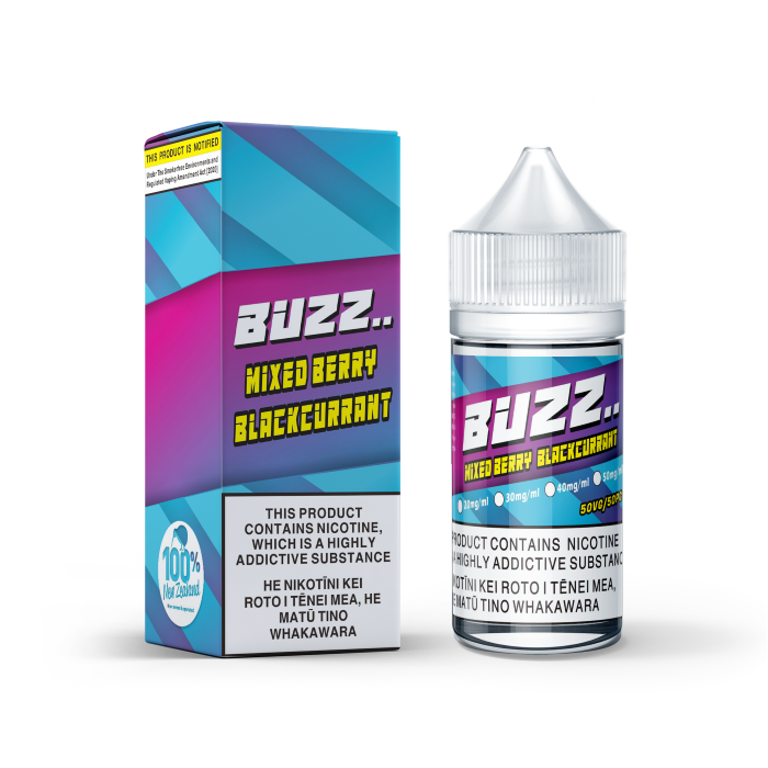 Buzz Salts 30mg - Mixed Berries Blackcurrant