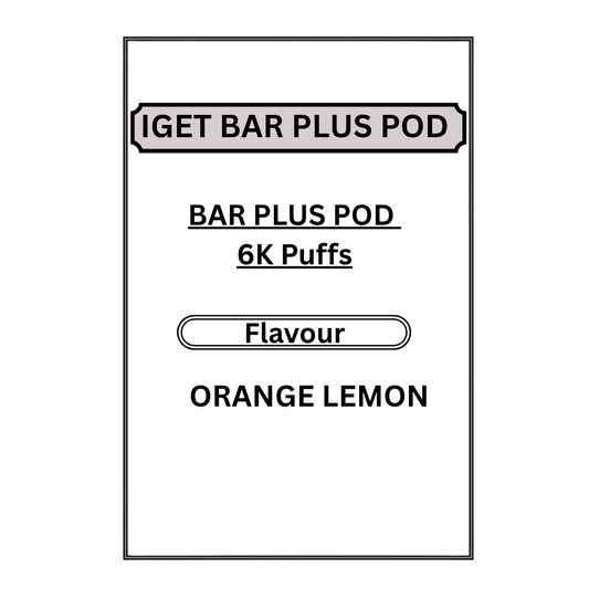 IGET BAR PLUS PODS 6K PUFFS