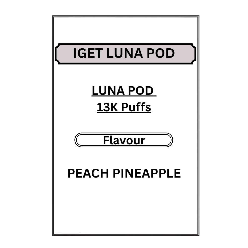 IGET LUNA PODS 13K PUFFS