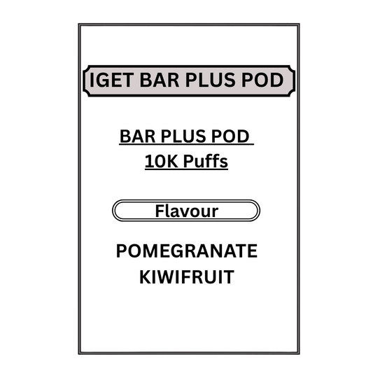 IGET BAR PLUS PODS 10K PUFFS
