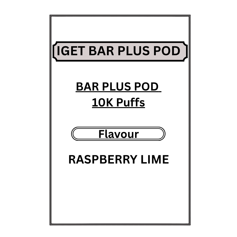 IGET BAR PLUS PODS 10K PUFFS