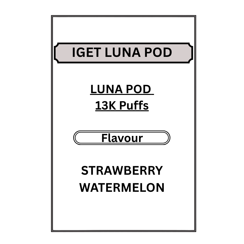 IGET LUNA PODS 13K PUFFS